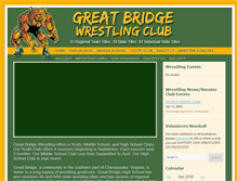 Tablet Screenshot of greatbridgewrestlingclub.com